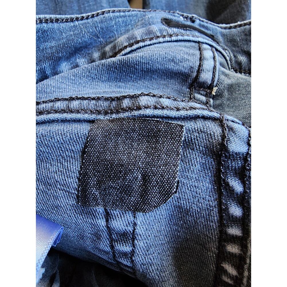 Mother The Insider Crop Step Fray Jeans Night In Venice Dark Wash 25 - Picture 9 of 11